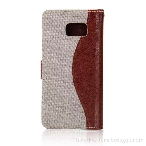 Flip stand pu leather case For samsung galaxy note 5 cover Protective case Cowboy series